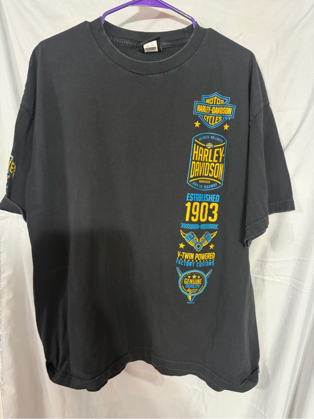 Harley-Davidson Black Tee NY